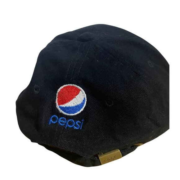Valor Pepsi Embroidered Black Baseball Cap Adjustable Strap Cotton-Unisex - Picture 5 of 7